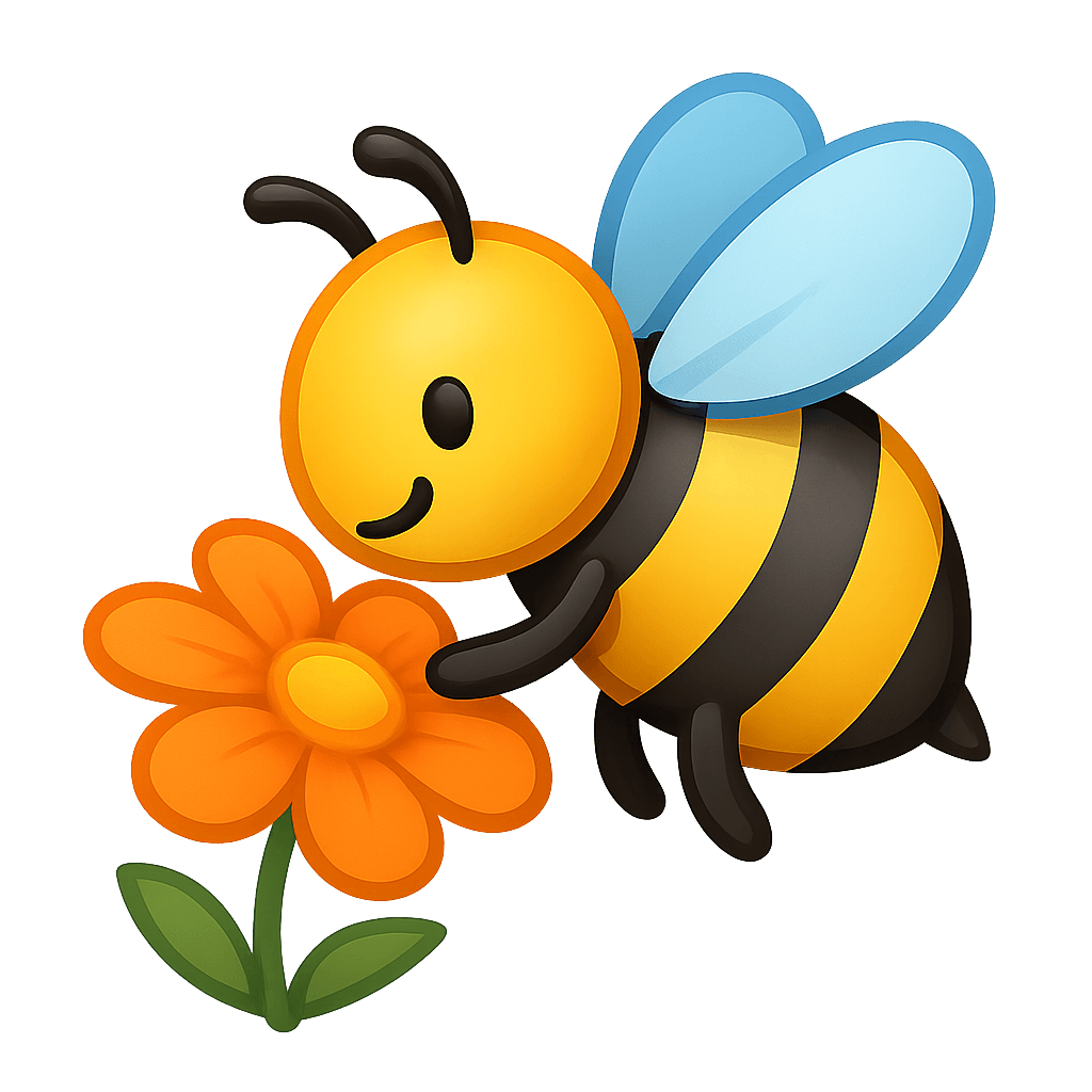 una ape che raccoglie nettare da un fiore