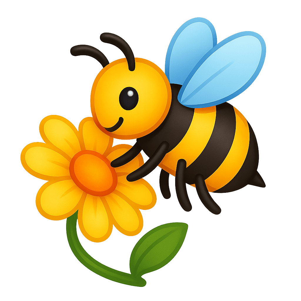 una ape che raccoglie nettare da un fiore