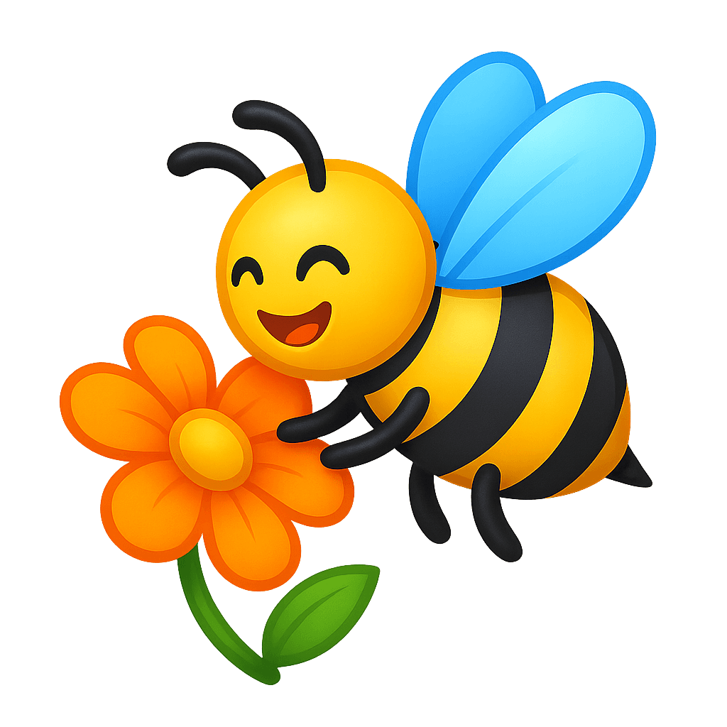 una ape che raccoglie nettare da un fiore